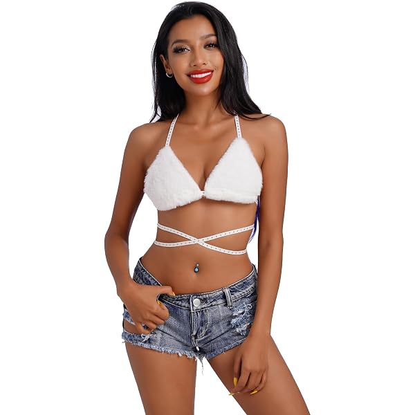 Reggiseno Trasparente In Pizzo Con Coppette – Bralette Rete Da Donna, Intimo Sheer - Foto 4