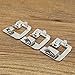 Sewing Machine Presser Foot KINGSO 3 Sizes Rolled Hem Pressure Foot Snap-On Presser Walking Foot for Low Shank Sewing Machine, Singer, Baby Lock, Brother, Janome (1/2'',3/4'',1'') (3 Sizes)