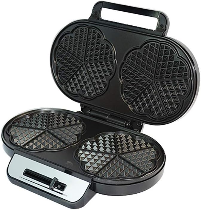 Waffle Maker Waffle Machine, Sandwich，Cookies, Hash Browns Other On The Go Breakfast, Lunch, Or Snacks, waffle maker removable plates