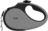 TUG 360° Tangle-Free Retractable Dog Lead 5 m Small Gray Up to 15 kg