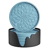 ME.FAN Silicone Coasters with Holder,[6