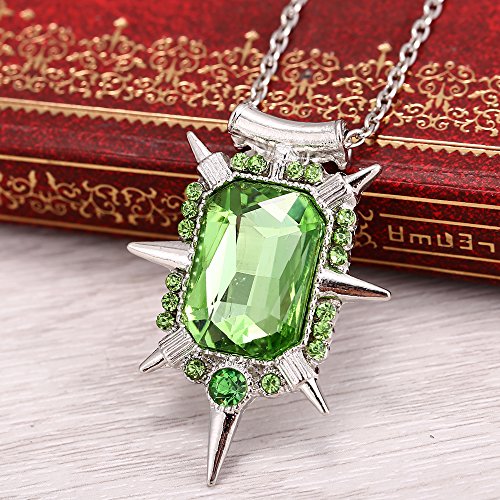 Green Crystal Pendant Necklace Once Upon A Time The Wicked