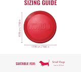 KONG Flyer Durable Natural Rubber Flying Disc Dog Toy Small Dogs view 4