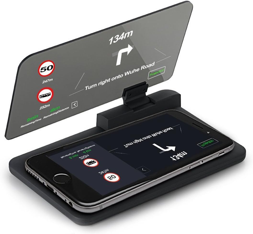 SDEN Universal Head Up Display Refective Film Car HUD Holder Mount Smart Mobile GPS Navigation Image Reflector