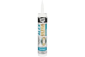 DAP Alex Ultra Advanced Anti-Shrink Latex Sealant: 10.1 fl oz. Cartridge (White)