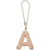 PATIKIL Letter Bag Charm, Bling Glitter Letter Charm Initial Letter Keychains for Woman Bag Accessories Backpack Tote Bag Cup