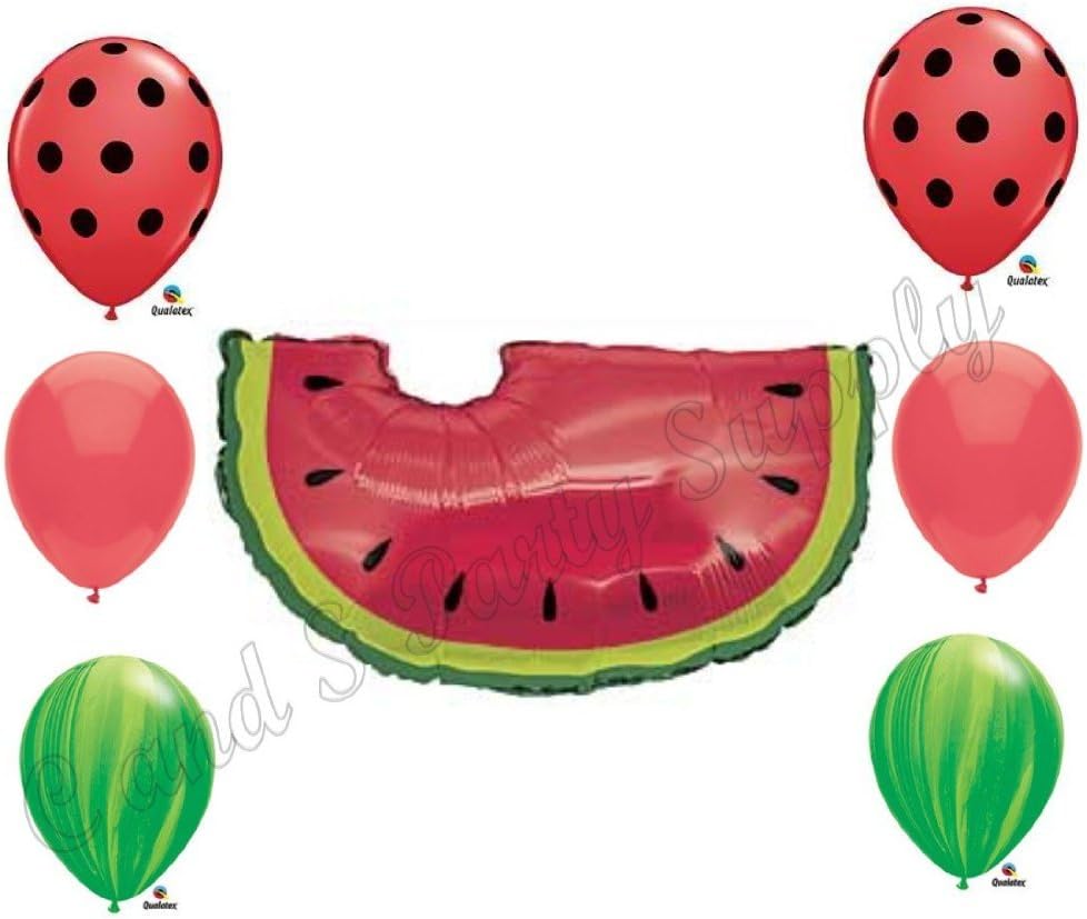 Anagram Watermelon Picnic Birthday Balloons Decoration Supplies Party Cookout