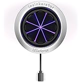 INSINKERATOR LEDefense Garbage Disposal Flange, FLG-SS-LED | Antimicrobial LED Accessory for INSINKERATOR Garbage Disposals, Odor Fighting Sink Flange, UV-Free, 3-Year Limited Warranty