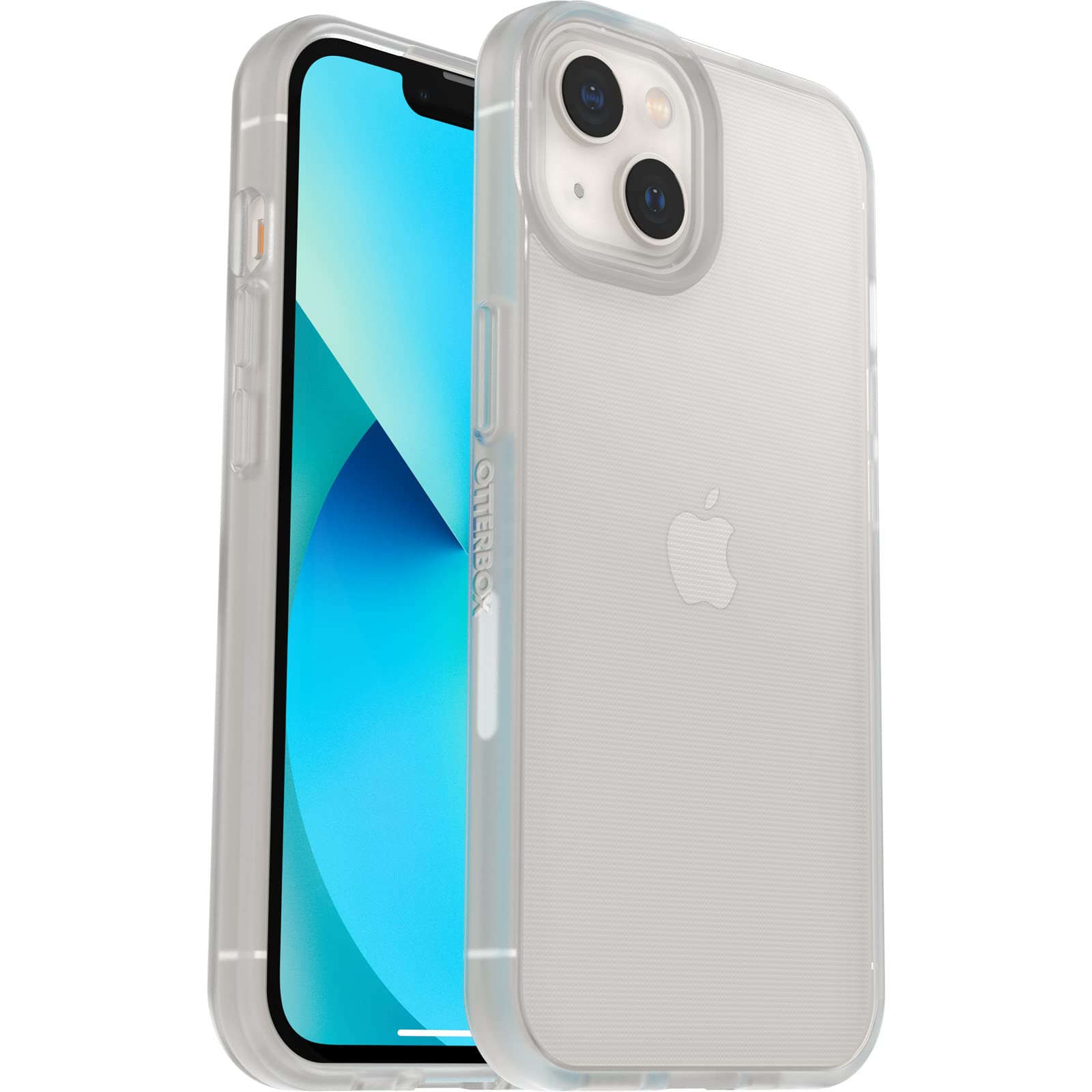 OtterBox iPhone 13 (ONLY) Prefix Series Case - CLEAR, ultra-thin, pocket-friendly, raised edges protect camera & screen, wireless charging compatible