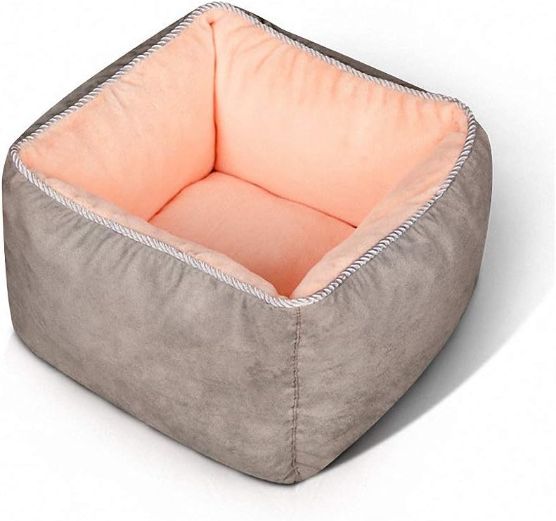 Hynsin Square Kennel Cat Litter Cattery Printed Kennel Dog Goods Pet Nest Four Seasons Dog Kennel Cat Small Dog Nest Kennel A 40x40x24cm : Pet Supplies