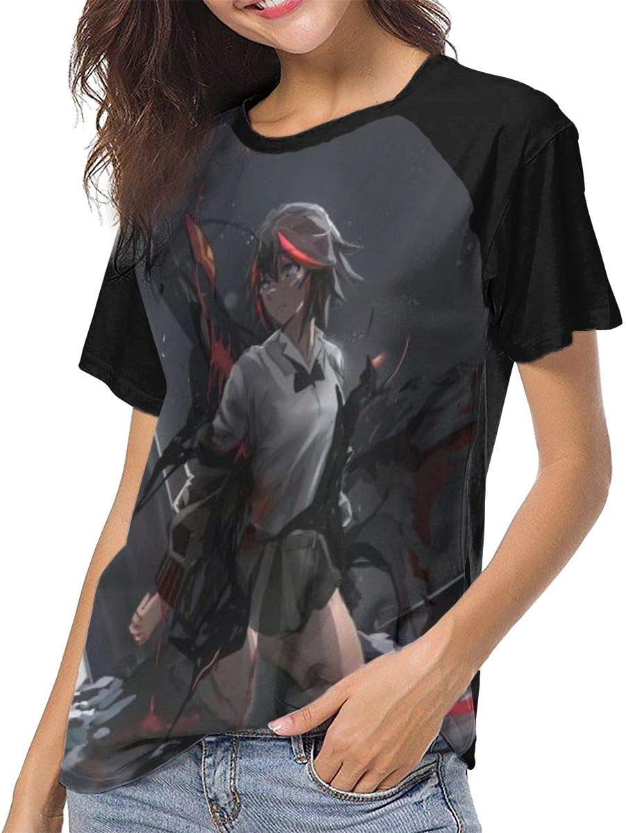 Women Cool Baseball Contrast Color Akame Ga Kill Anime Game Funny Short Sleeves Tshirts Gift