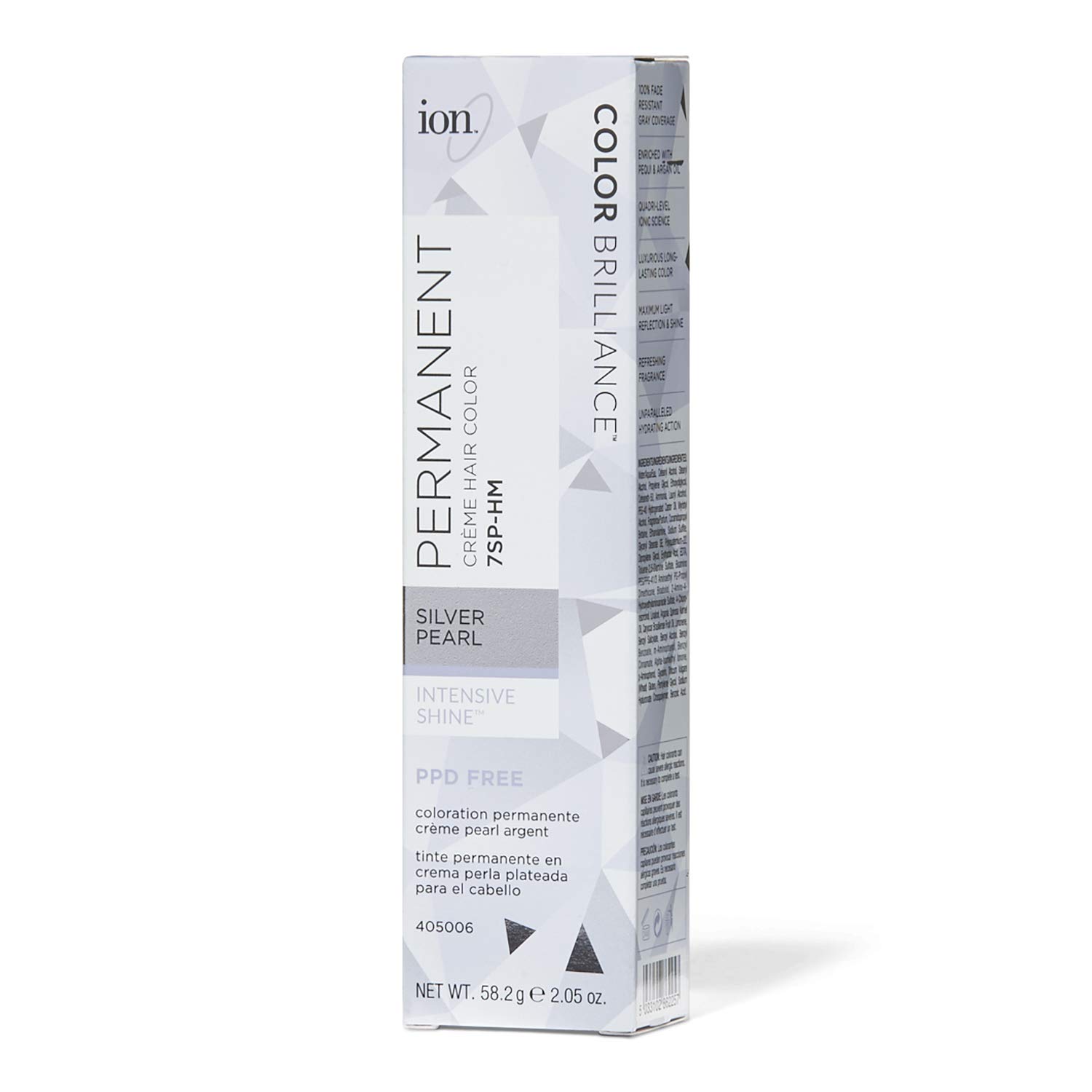 Ion 7sp Hm Silver Pearl Permanent Creme Hair Color 7sp Hm Silver