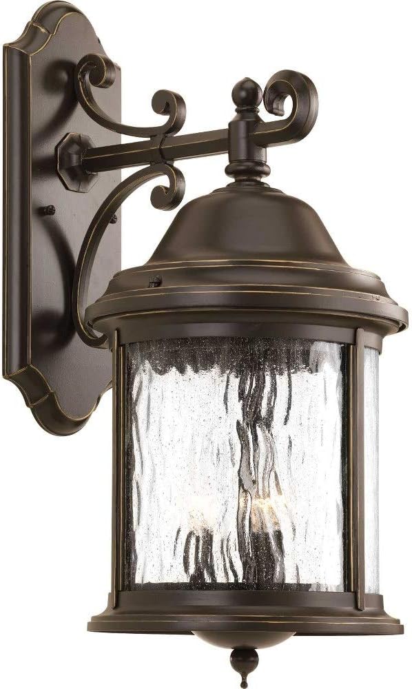 Best Progress Lighting Ashmore Collection 1-Light Antique Bronze Fluorescent Outdoor Wall Lantern