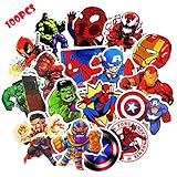 Laptop Stickers(100pcs),Superheros Computer Stickers for Water Bottles,Vinyl Stickers for Laptop Skateboard Luggage Decal Graffiti Patches Stickers in Bulk