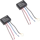 2Pcs Touch Lamp Control Module, Touch Lamp Sensor Replacement Kit, Lamp Touch Dimmer Switch 3 Way Dimming Function Touch, Lamp Switch Touch Dimmer Switch for Lamp Fit for Dimmable Bulbs
