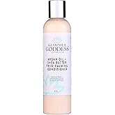 GLIMMER GODDES Organic Argan Oil Hair & Scalp Conditioner, Eliminates Frizz, Moisturizing, 8 fl oz