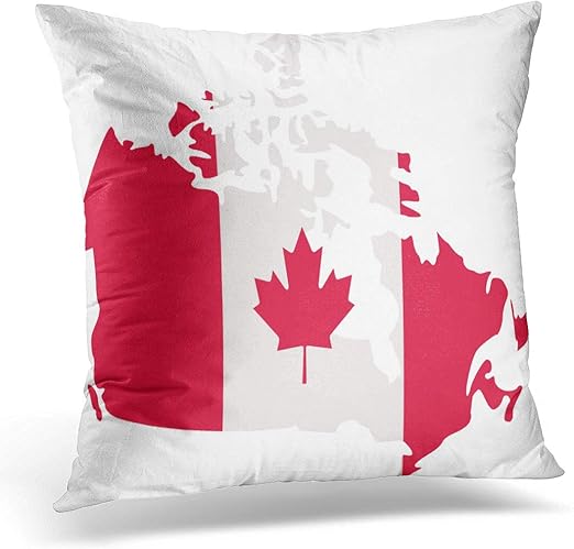 Amazon Com Emvency Throw Pillow Covers Case Red Maple Canadian