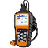 NEXPEAK NX501 OBD2 Scanner Enhanced Code Reader for All Post-1996 Vehicles | Professional OBD2 scanner reads/clears engine codes, monitors battery, 10 modes &amp; live data on color screen，plug and play