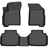 Cartist Floor Mats Custom Fit for Dodge Journey 2011-2020 Accessories All Weather Floor Liners Front & 2nd Row TPE (Not Fit 2011 Single Floor Hook)