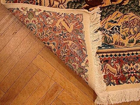 Amazon Harooni Pictorial ラグ 本物の品質のハンドメイドラグ Harooni ラグ カーペット 通販