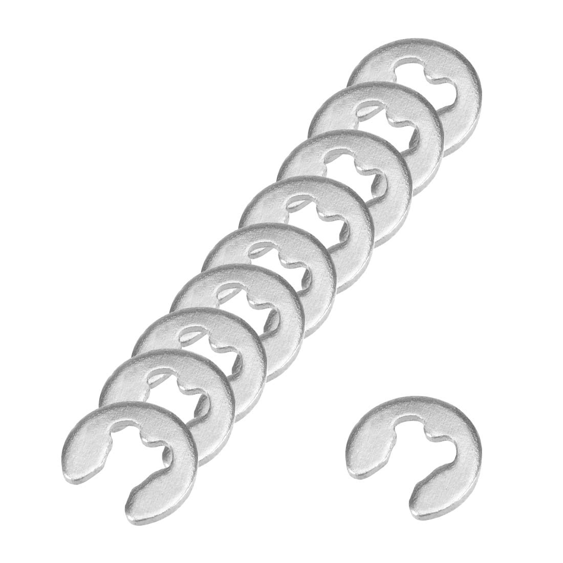 uxcell 4mm External Circlips CClip Retaining Shaft Snap Rings 304