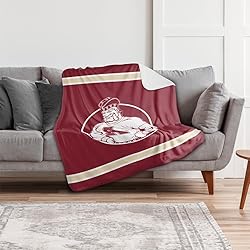 Alma College Blanket, 60"x80" Primary Logo, Silky