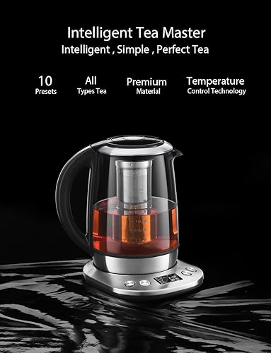 Electric Tea Kettle, Variable Presets Temperature Smart Tea