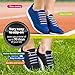 Diagonal One No Tie Shoelaces – 2 Pack. Slip On Tieless Elastic Silicone Shoe Laces for Kids, Adults & Seniors. Best for Sneakers and Casual Footwear
