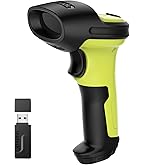 Barcodescanner, 1D/2D QR-barcodelezer Handheld 360 ° Lezing