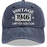 Vintage 1954 1953 1952 1951 1950 1949 1948 1947 1946 1945 Limited Edition Adjustable Embroidered Baseball Cap