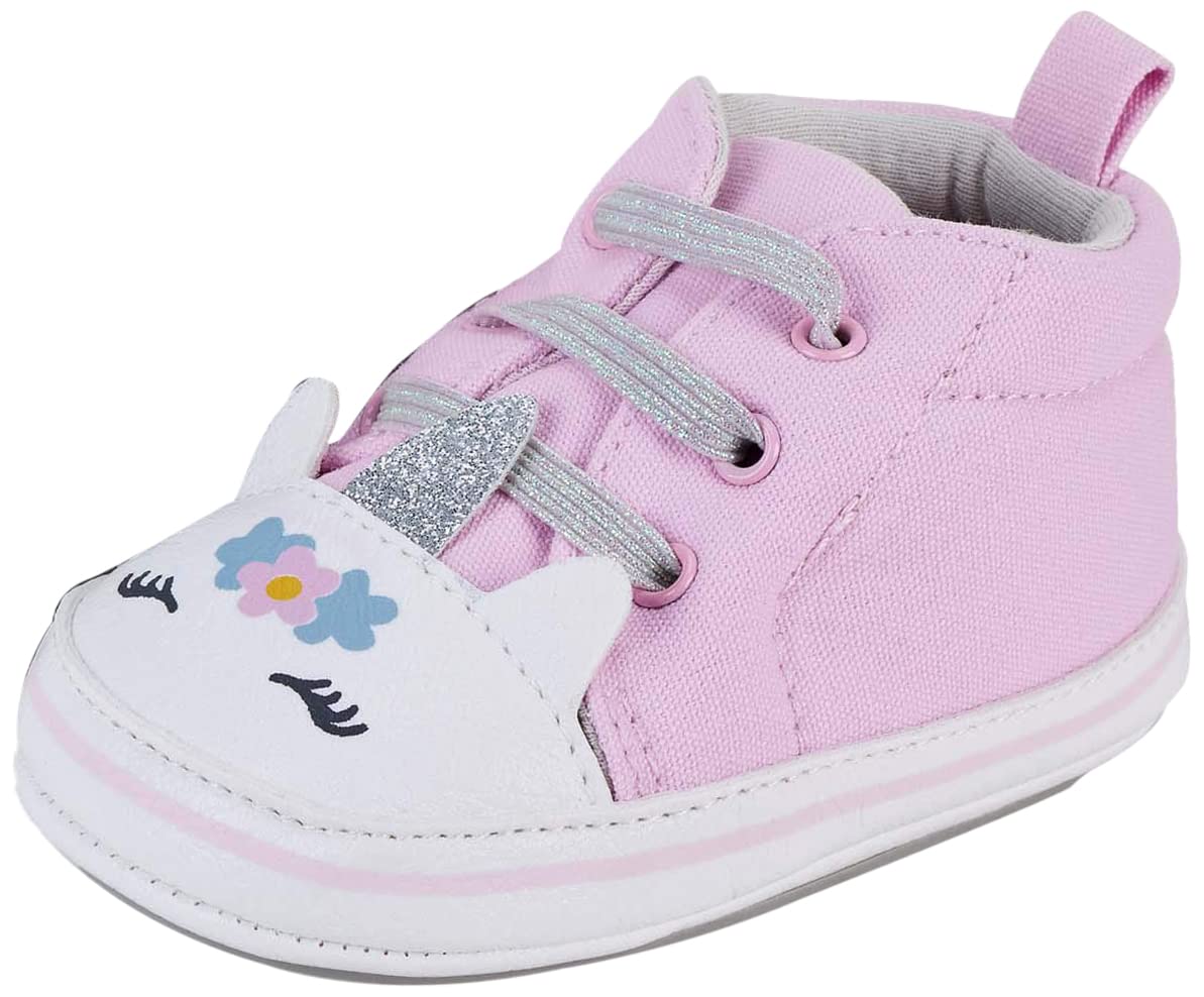 Sterntaler Baby Girls Schuh First Walker Shoe, Rosa, 0 UK