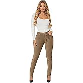 Hybrid & Company Super Comfy Stretch Women 5 Pockets Corduroy Skinny Pants