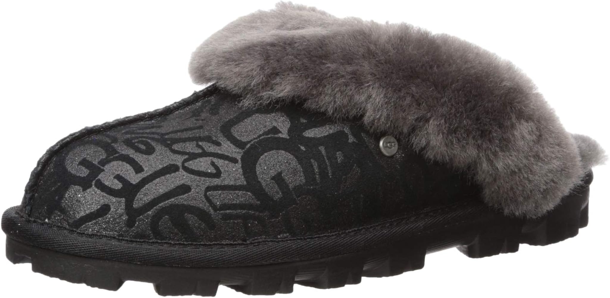 ugg sparkle slippers black