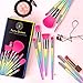 Party Queen Makeup Brushes 10 Pieces Make Up Set Foundation Powder Eyebrow Concealer Eyeshadow Cosmetic Brush Tool