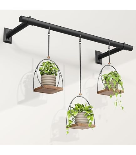 10 Inch Hanging Planters For Indoor Plants,Set Of 2 Hanging