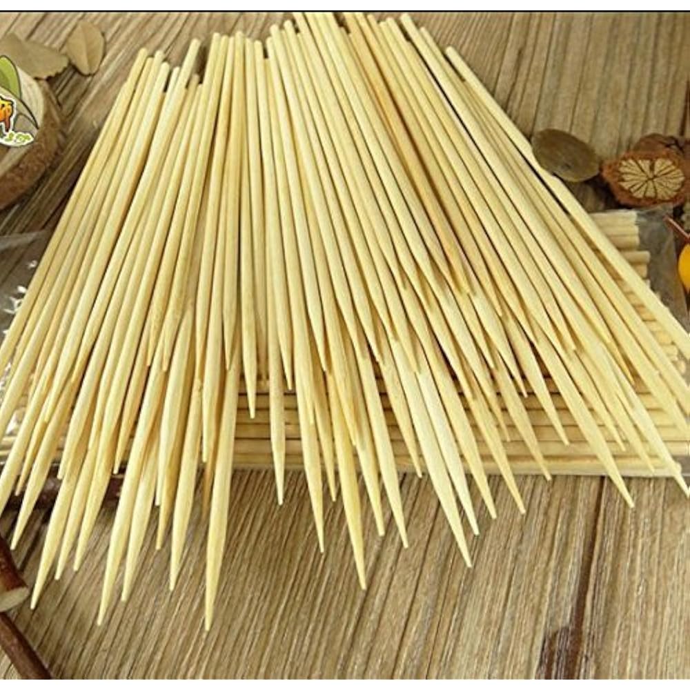 Kabob Skewers PACK Of 500 8 Inch Bamboo Sticks Made From 100 Natural Shish eBay