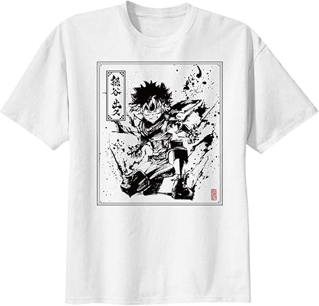 Amazon 僕のヒーローアカデミア 水墨画tシャツ メンズ 緑谷出久 アニメ 萌えグッズ 通販 Amazon 僕のヒーローアカデミア 水墨画tシャツ メンズ 緑谷出久 アニメ 萌えグッズ 通販