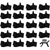 20 Piece Reusable Baking Tray Stacker, Space Saving Fixed Cookie Tray Stacker, Cookie Tray Baking Tray for Kitchen Baking (Black)