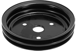 REPAIROCK Crankshaft Pulley for Chevy SBC Small Block 262 265 267 283 302 305 307 327 350 400 Double Groove SWP Short Water P