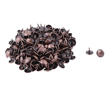 Uxcell Metal Furniture Case Round Head Tack Nail Pushpin 9 X 9mm