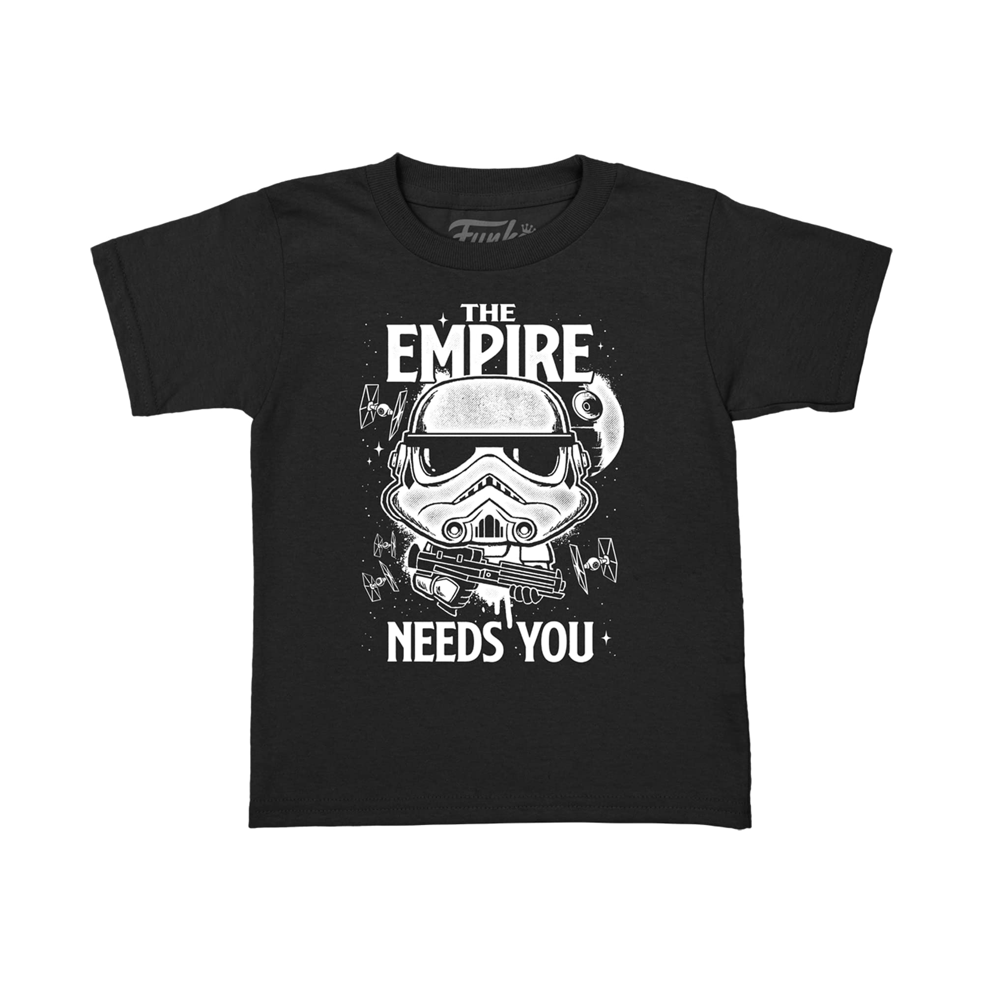 Funko Pocket POP! & Tee: SW - Stormtrooper - for Children and Kids - Large - (L) - Star Wars - T-Shirt - Clothes With Collectable Vinyl Minifigure - Gift Idea - Toys and Short Sleeve Top for Boys