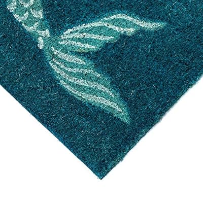 Liora Manne Natura Door Mat - Novelty Designs, Durable Natural Coir & Vinyl Back, Long Lasting Color, Foyers, Porches, Patios & Decks, Ocean, 1'6" x 2'6" 61PnqSIgDWL