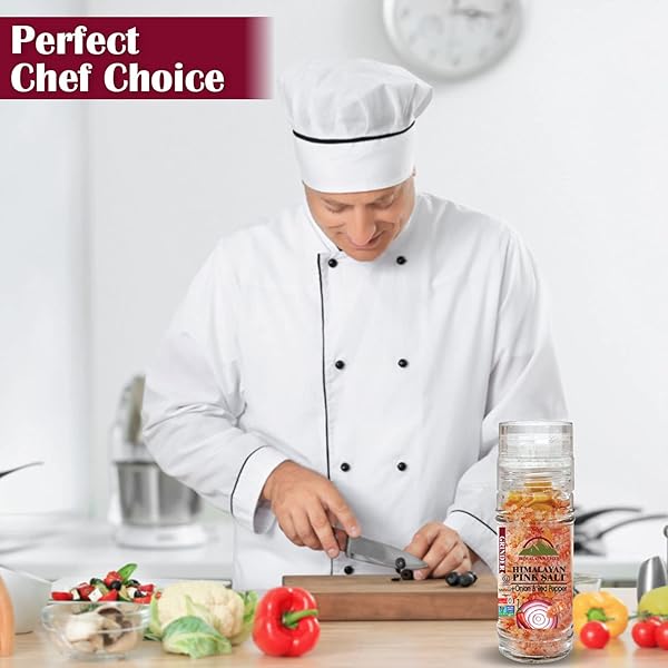 HIMALAYAN CHEF ONION & RED PEPPER WITH HIMALAYAN SALT, GLASS GRINDER-3.5 OZ, ROASTED ONION (5327C)