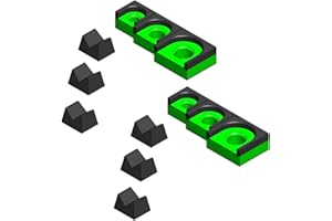 3D Tool Trays MagAttach Ratchet Organizer Kit (3 Piece Set (2-Pack), Green/Black)