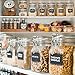 Chalkboard Labels - 88 Premium Reusable Chalkboard Stickers with 1 Free Erasable Liquid Chalk Markers for Labeling Jars, Parties, Craft Rooms and Organize Your Home & Kitchen