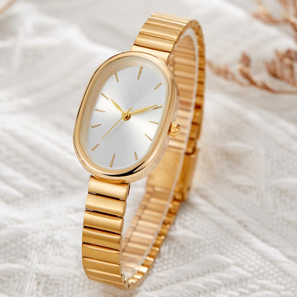 BESTKANG Exquisite Watches for Women Easy Reader Watch Fashion Oval Ultrathin Waterproof Ladies Wrist Watch