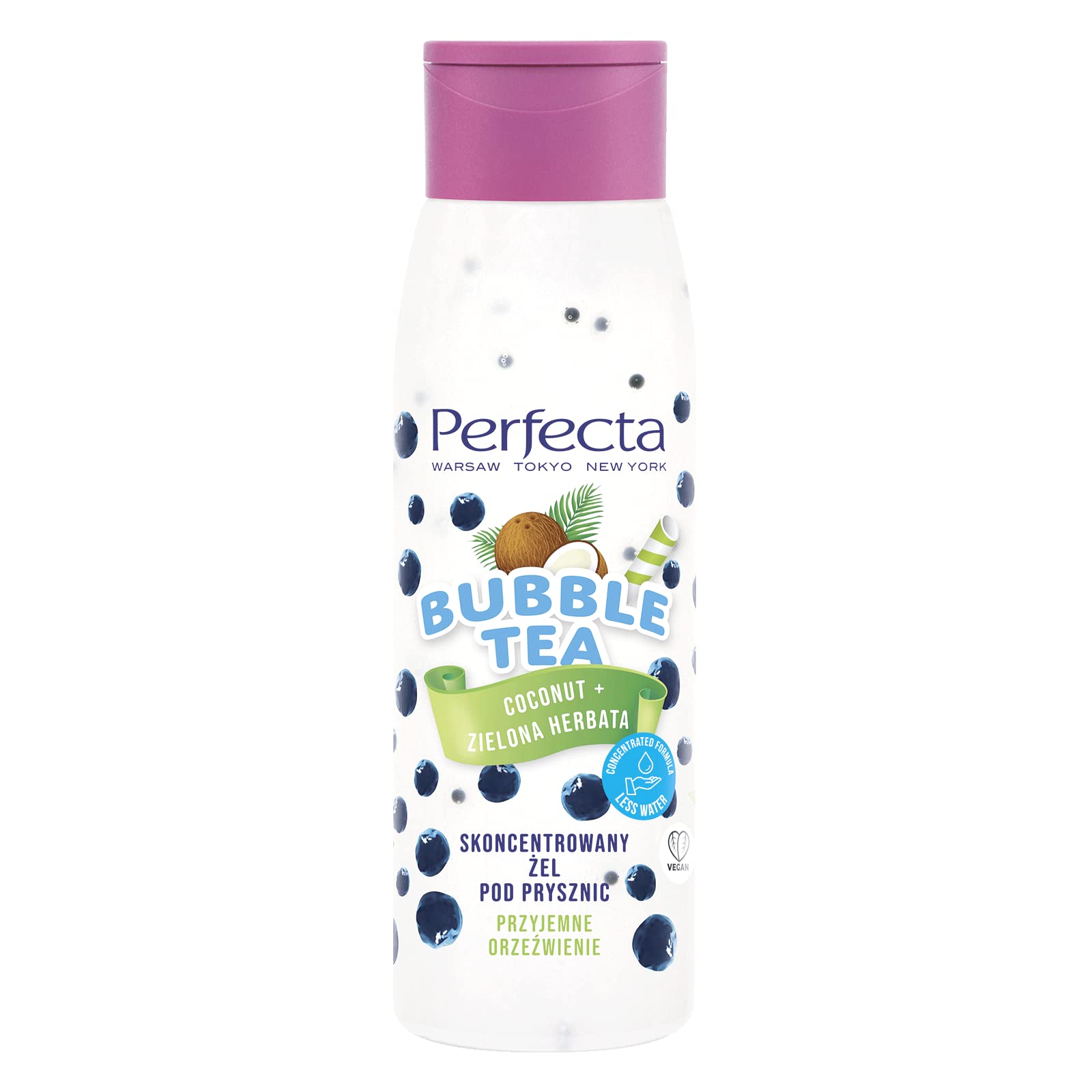 Perfecta Bubble Tea Concentrate Shower Gel Coconut + Green Tea