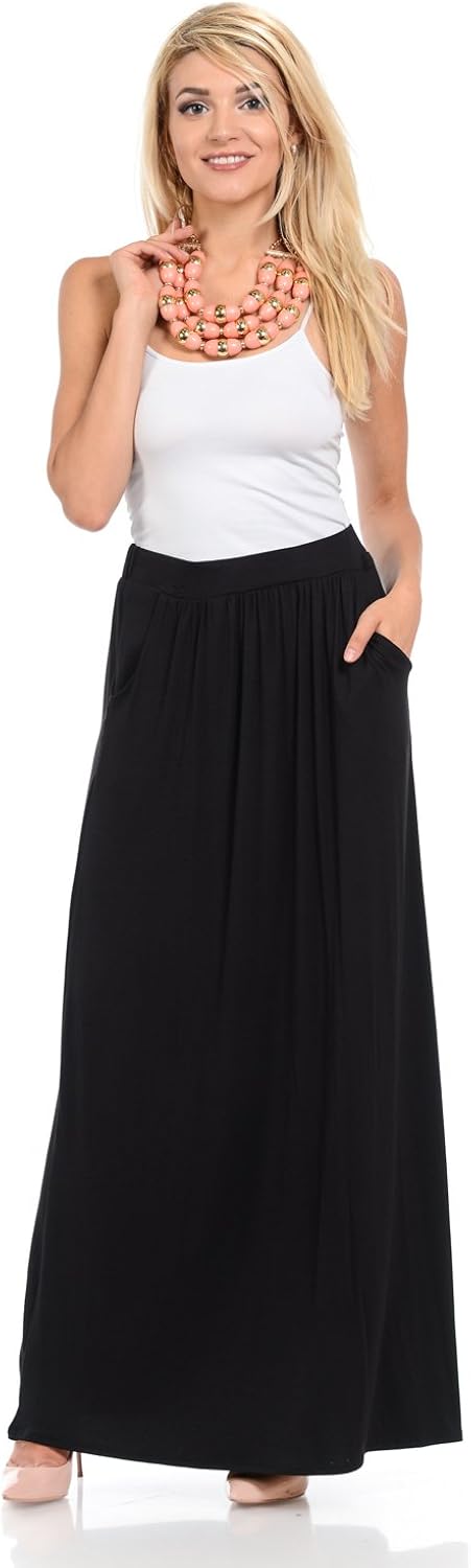 maxi skirt with pockets
