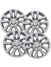 Tapacubos de 16.0 in, mejor para Nissan Altima 2013   2017   Juego de 4 tapacubos de 16.0 in, tapacubos plateados, accesorios de coche para ruedas de 16.0 in, tapacubos de encaje y tapacubos de repuesto para neumáticos de coche.