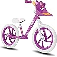 JOYSTAR 12/14 Inch Kids Balance Bike for 18months-5 Years Old Boys Girls, Lightweight Toddler Balance Bikes with Footrest and Handlebar Basket or Doll Seat